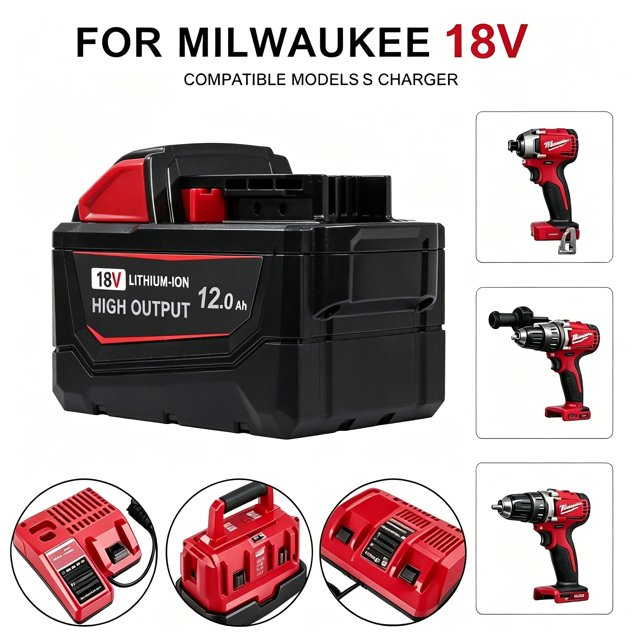 4Pack 18V 12.0Ah High Output B - Milwaukee Drill Sawzall review and price