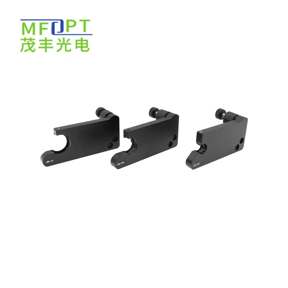 Supporti per specchi cinematici con regolatore industriale a struttura allungata serie LMNC a 2 regolatori