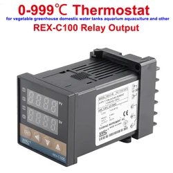 REX-C100 Digital PID Temperature Controller Thermostat High Quality 100-240 V Relay Output Temperature Controller Regulator