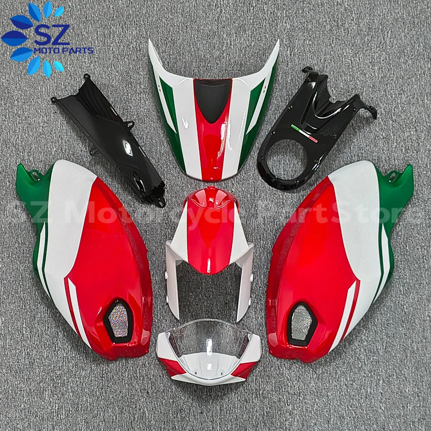 

Motorcycle Fairings For Ducati 696 796 795 M1000 M1100 2009 2010 -2015 Injection ABS Plastic Fairing