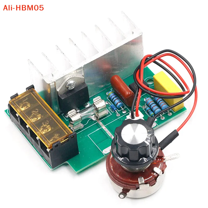 (HB05)4000W 0-220V AC SCR Electric Voltage Regulator Motor Speed Controller Dimmers