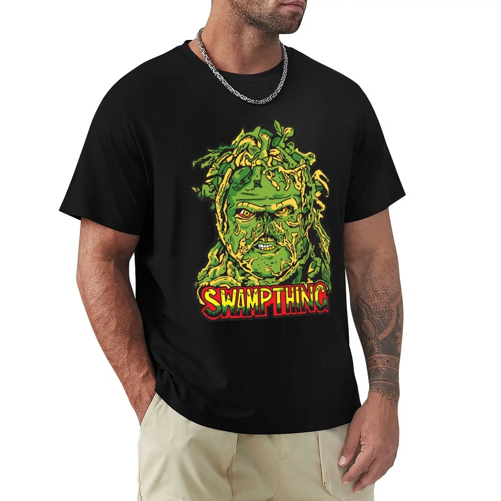 Gift Idea Swamp Thing Christmas Holiday T-Shirt korean fashion basketball graphic tees vintage clothes shirts men graphic