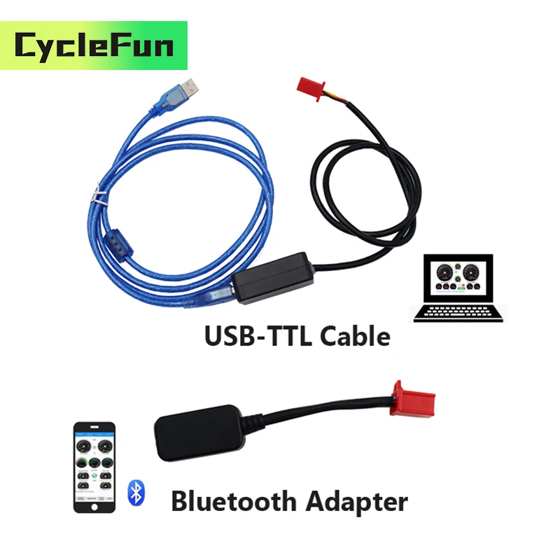 

Адаптер-конвертер Fardriver Bluetooth для приложений Android и iOS, USB-кабель для программирования на ПК