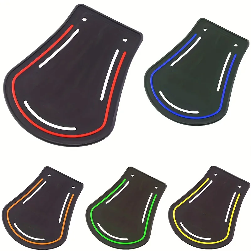 1Pcs Universal Motorcycle Front Rear Rubber Fender Mudguard Personalized Mudguard Decoration Electric Vehicles 3 Colors