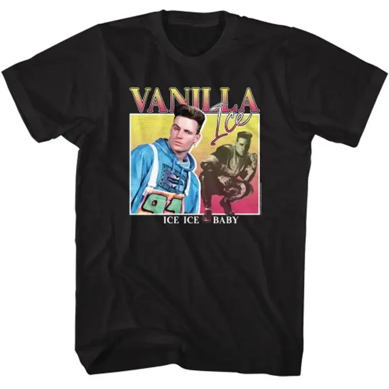Vanilla Ice Square T Shirt Black