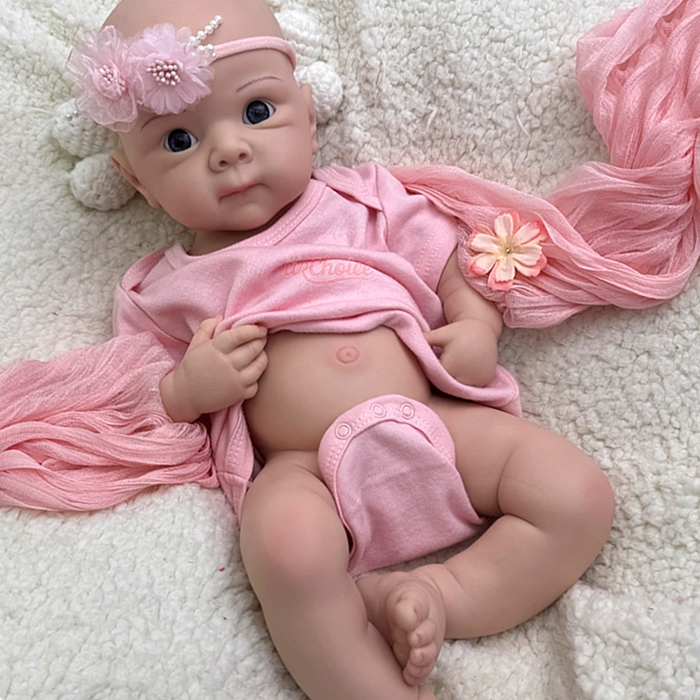 Christmas Gift 19Inch Baby Girl Bettie Full Body Soft Silicone Reborn Doll Realistic 3D Skin Washable Rebirth Bebe Collection