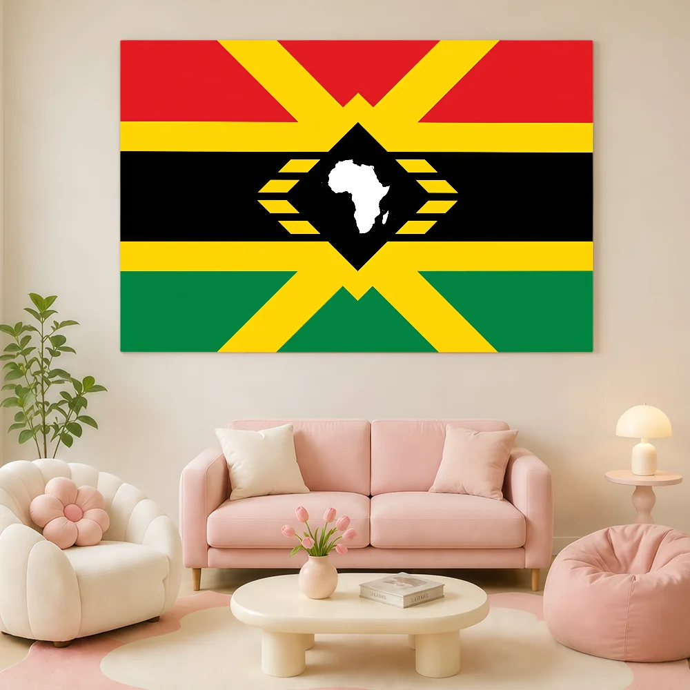 flag UNIA Pan-African Black Liberation flag Decorative Banners Suitable For Outdoor Family Parties And Garden Walls Gift