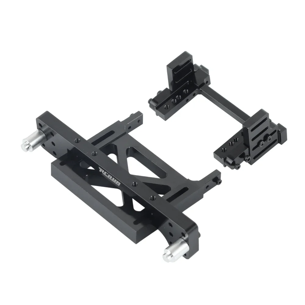 RC Car LC80 Body Front Rear Mount Bracket Adjustable Front Servo Base for 1/10 RC Crawler Axial SCX10 RGT 86100 Land Cruiser