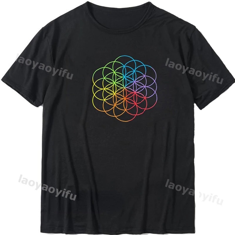 A Head Full of Dreams Cold Play Black Men Short Sleeve Customized T-shirt Unique Mens Clothing Womens Top