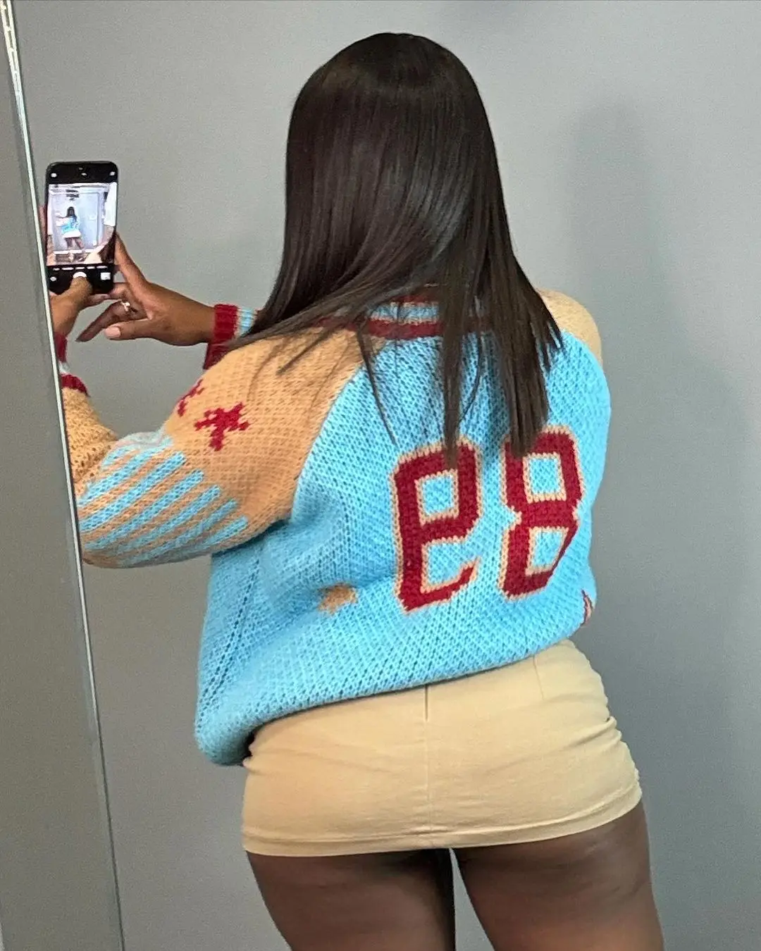 Cardigan Letterman lavorato a maglia lungo giacche donna 2023 inverno Y2K Streetwear abbigliamento moda donna cappotti da Baseball maglioni lavorati a maglia