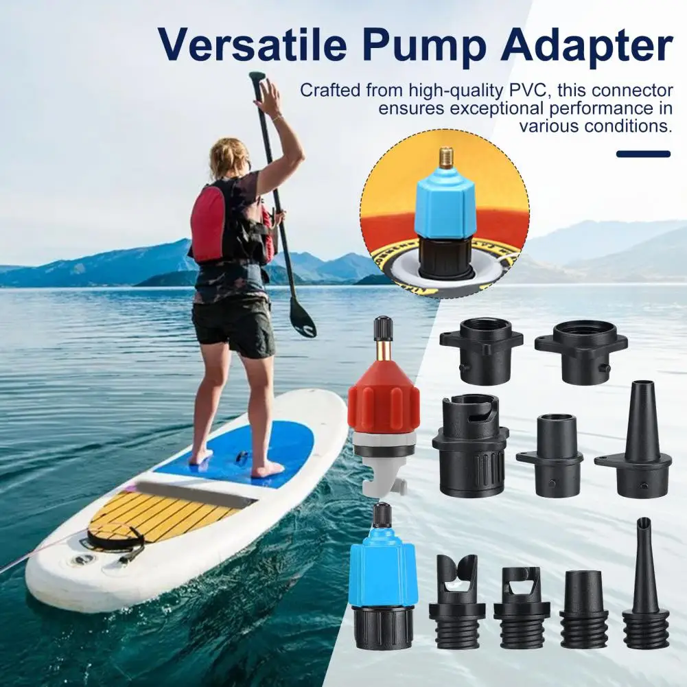 SUP Pump Adapter, Inflatable Valve Converter, Air Compressor Nozzle Set For Inflatable Paddle Boards Boats Beds Or Surfboards