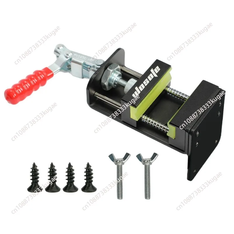 

Golf Club Grip Replacement Tool, Aluminum Alloy Quick Shaft Clamp Tool with Rubber Anti-Slip Handle, Easy Install and Removable