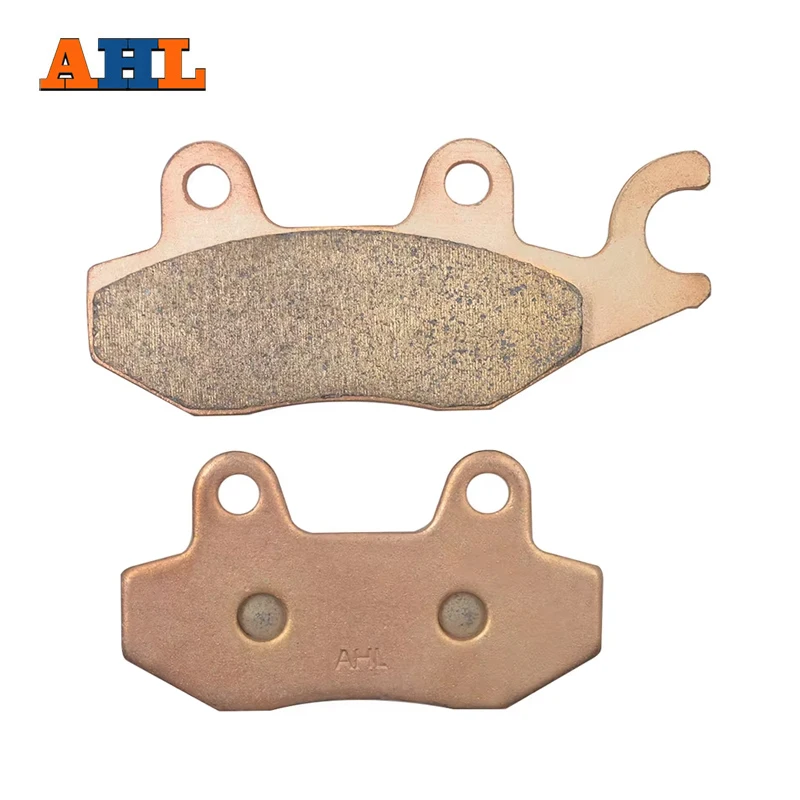 AHL Motorcycle Sintered Front Left Brake Pad For KAWASAKI KLF300 KLF400 KVF650 KVF750 KRF750 KRT750 KRF800 KAF820 KAF1000 Kazer