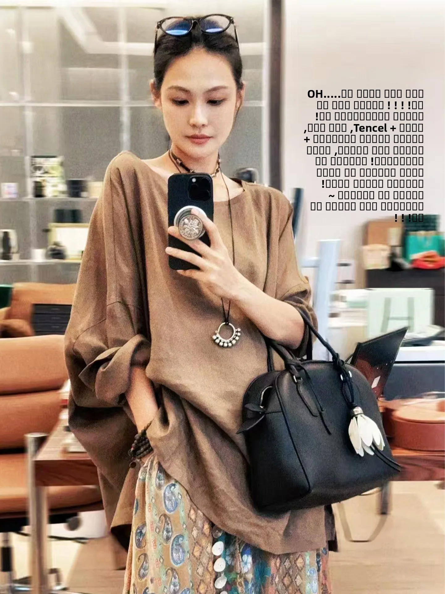 

MeiYang Ultra Large Buddha Sle irt Linen round Ne Long Sve Women's Casual Loose Fit irt Regular Thin