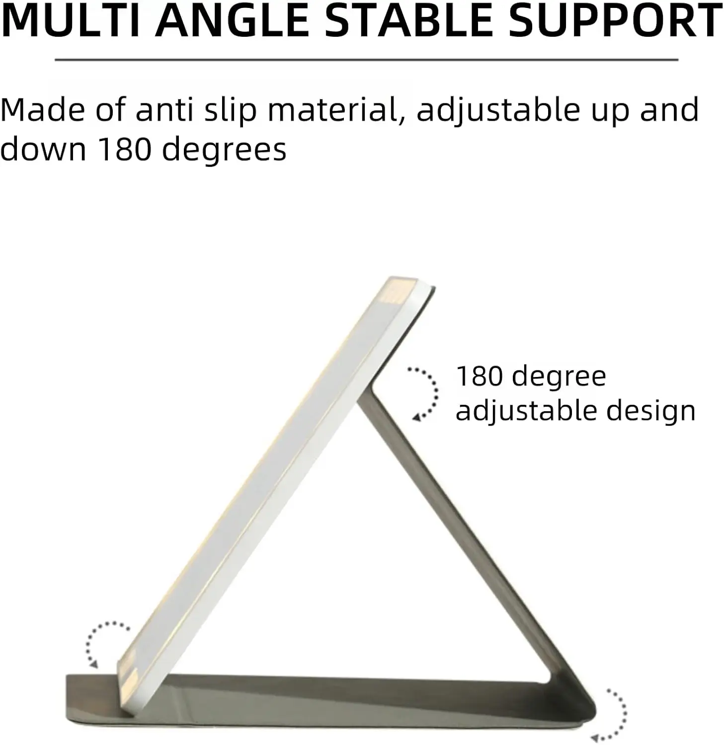 Miroir de courtoisie de maquillage 4.2 par LED aste avec capteur tactile de gradation, rotation du cadre résistant à 360, étui en cuir étanche