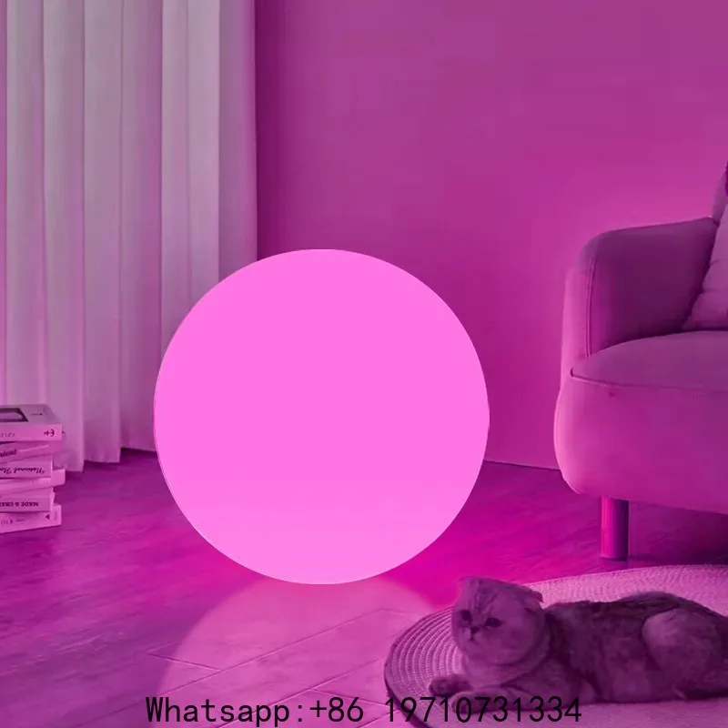 

Sphere Table Lamp Atmosphere Ball Light 16 Colors Dimmable for Home Decor Bedroom Foyer Living Room Patio Party