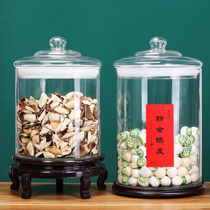 

Tangerine peel storage tank, sealed jar, glass bottle, storage jar