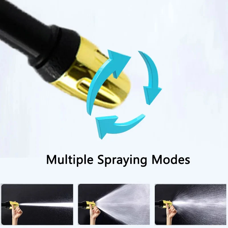 High Pressure Car Washing Water Gun Long Rod Nozzle Garden Hose Nozzle Multi-Function Watering Tool Powerful Car Cleaning Tool view 4