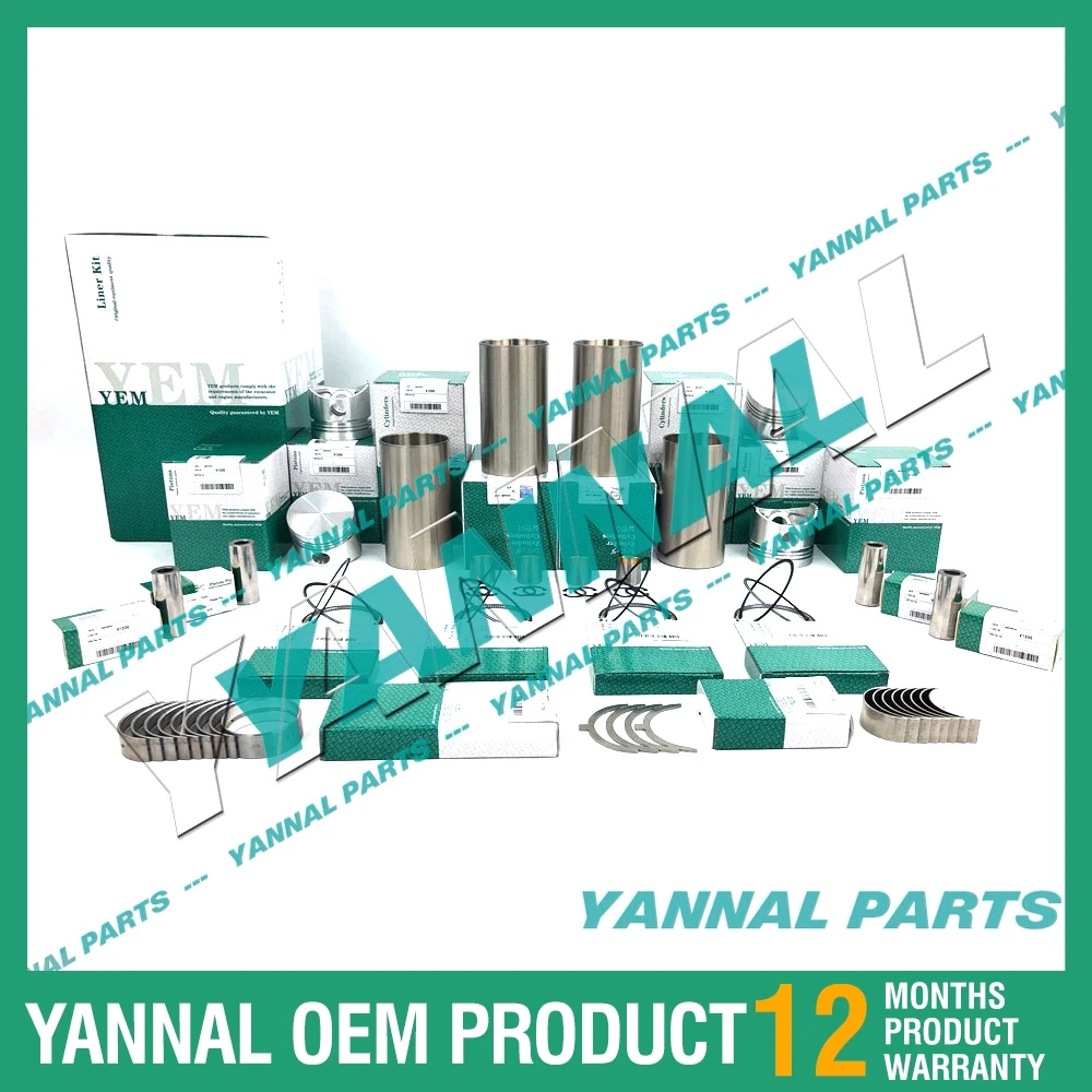 V1200 ENGINE OVERHAUL REBUILD KIT FOR KUBOTA B2150 B9200 TRACTOR