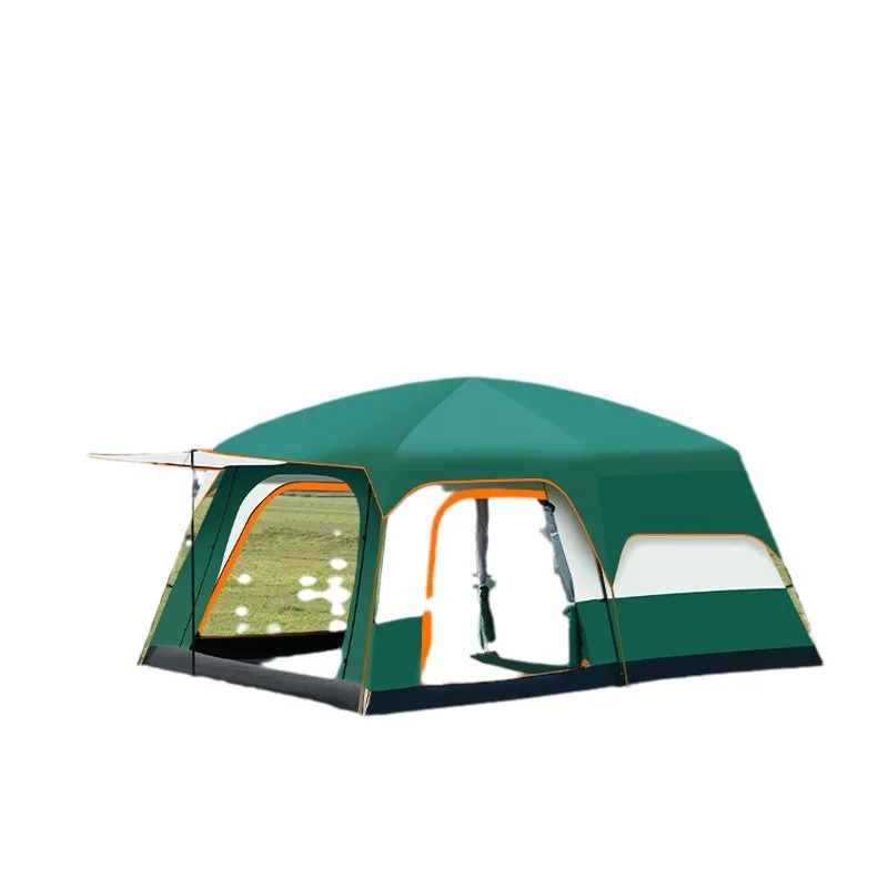 

Camping tent 3 two rooms and one living room, two rooms and 10 people tents, shading and windproof