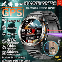 2025 For Huawei New Outdoors GPS Motion Smart Watch Heart Rate NFC IP68 Waterproof 500mAh Infrared HD Bluetooth Call Smart Watch