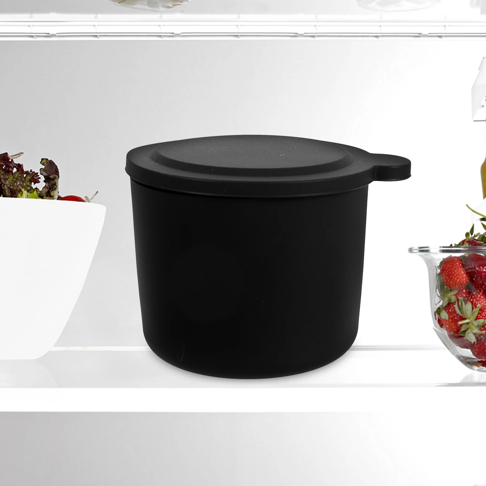 

4pcs 4 Ice Cream Storage Containers Silicone Mold Sealed Lids Yogurt Keeper Freezer Boxes Fruit Preservation Homemade