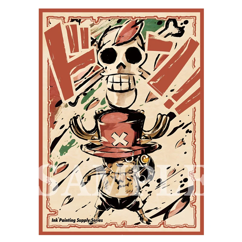 One Piece Cartão Capa Protetora, Card Cover, Card Sleeves, Ptcg, Ace, Sanji, Cor, Flash Card, Gift Toys, 64x92mm, 1 Pc Set