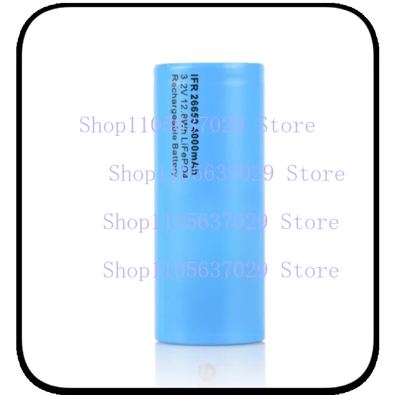 For Soshine 3.2V 4000mAh Rechargeable Battery LiFePO4 26650 Batteries 4000mAh 26650 Battery  Laser Flashlight RC Toys Helicopter