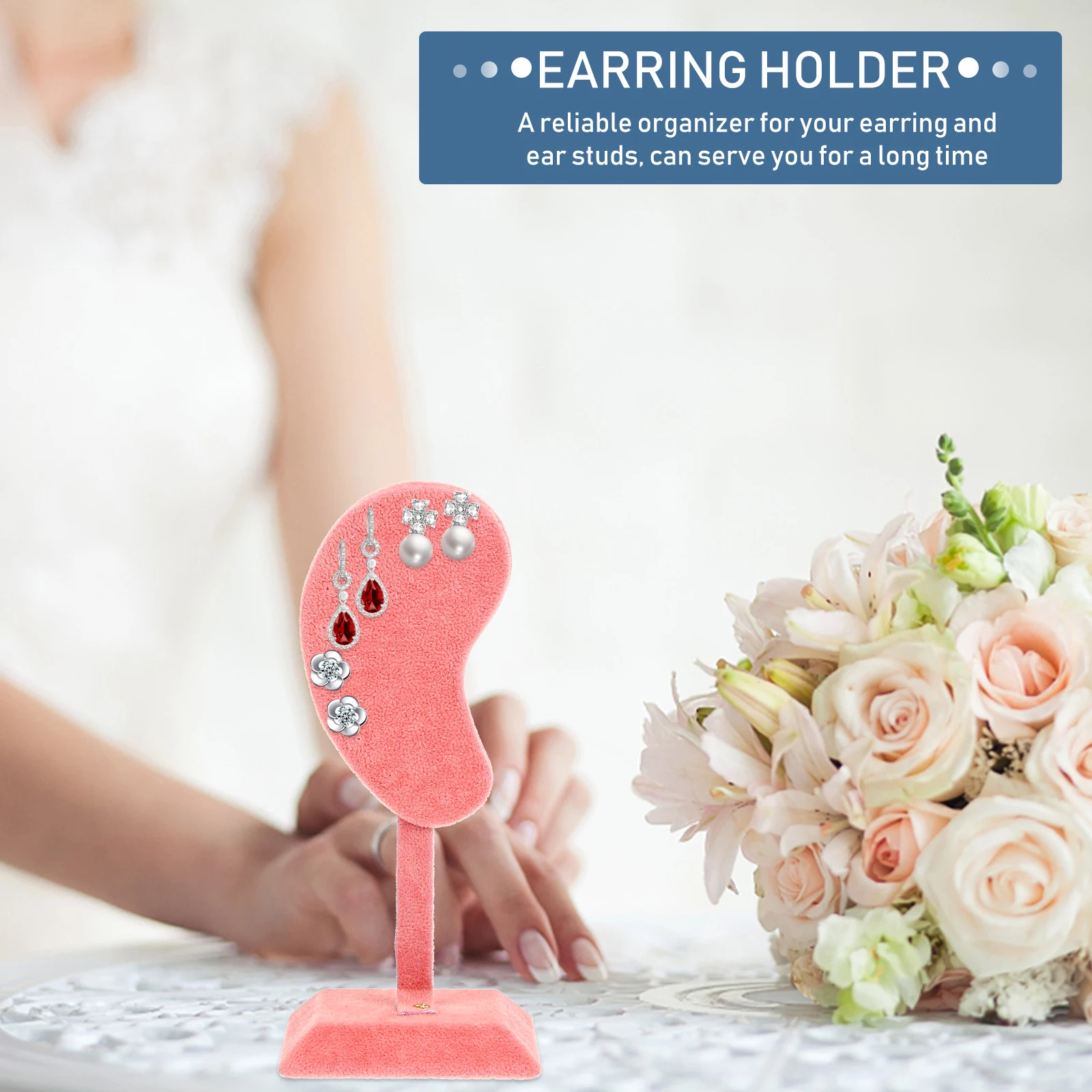 

Earring Holder ganizer St for Studs Display Retail Selling Jewelry Premium Material Durable Long Life Practical Use