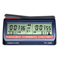 Professional Chess Clock USB Charging Chess Games Timer Multifunctional Chess Clock Hour Meter Stopwatch for International Chess
