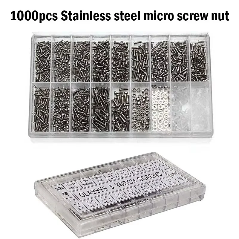 Ultimate 18-in-1 Glasses Repair Screw Kit | Precision Nose Pads, Spacer Caps & Frameless Screws for Eyeglass Adjustments & Maint
