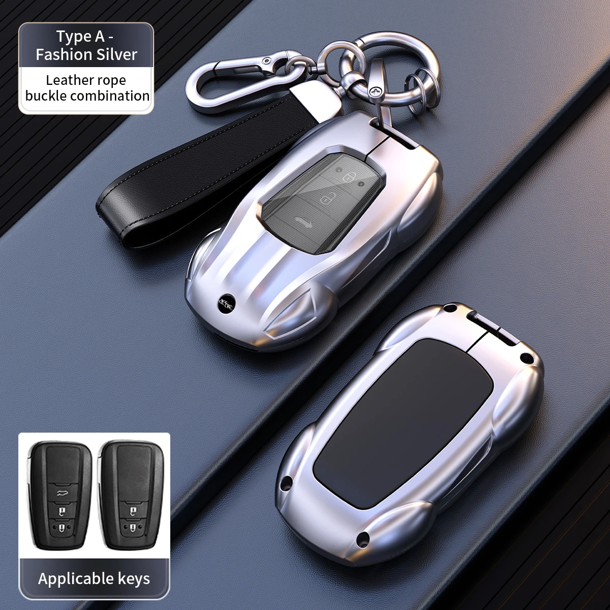 Car Remote Key Cover Intelligent Fob Case for Toyota Prius 20 RAV4 Camry 70 CHR C-HR Corolla 2018 2019 2020 Car Accessories