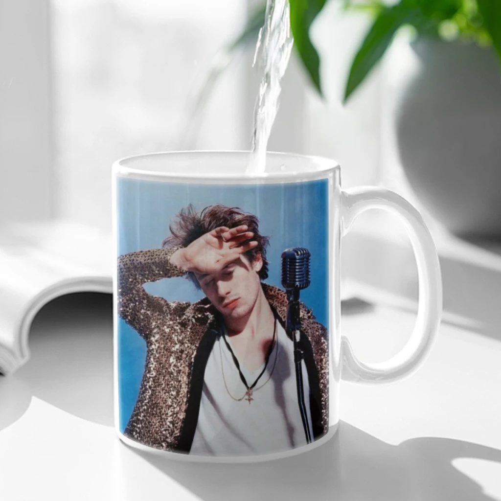 Retro Jeff Buckley Pop Singer Ceramic Mug Cute Coffee Tea Milk Stave Mugs And Cups with Handle Novelty Gifts