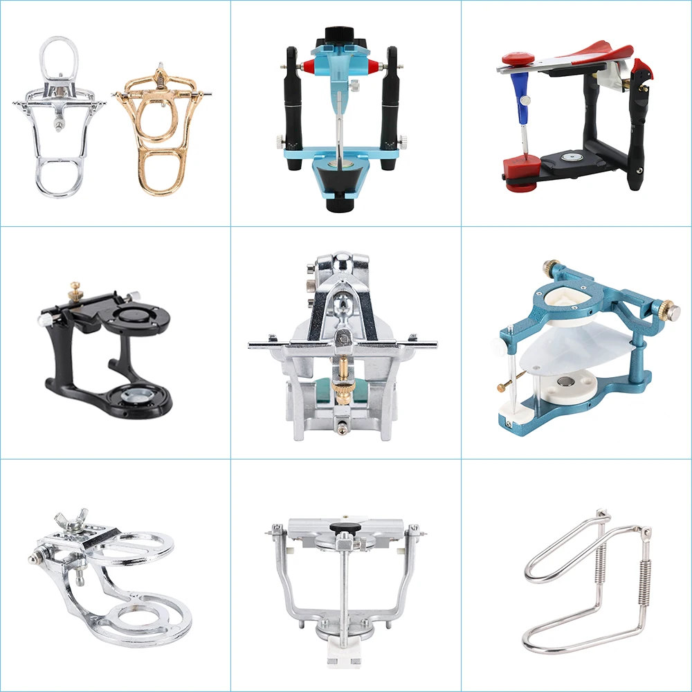 Stomatologiczny sprzęt laboratoryjny duży rozmiar srebrzystych artykulatorów ze stopu regulowanej protezy magnetyczny artykulator anatomiczny