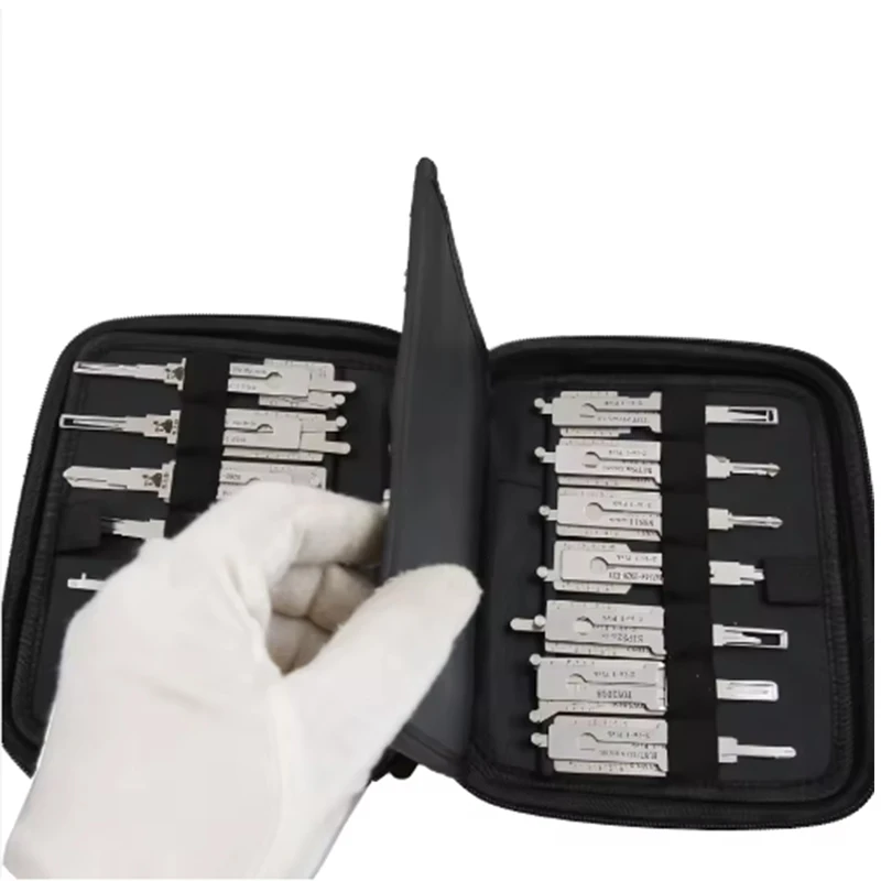 28PCS LISHI 2IN1 Decoder HU66 HU64 HU101 HU100 Lock Pick locksmiths tool Open Car Doors