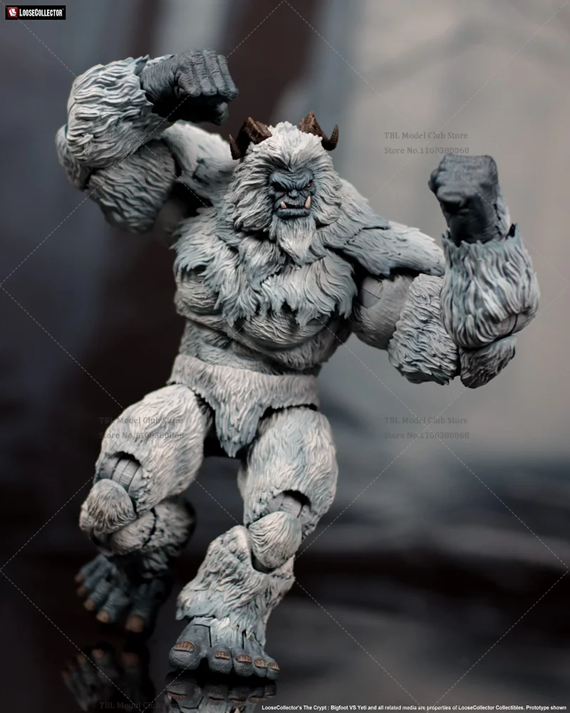 1/12 Scale Mysterious Snow Mountain Yeti Jungle Unknow Savage Bigfoot Monster 6-inch Full Set Action Figure Soldier Collector