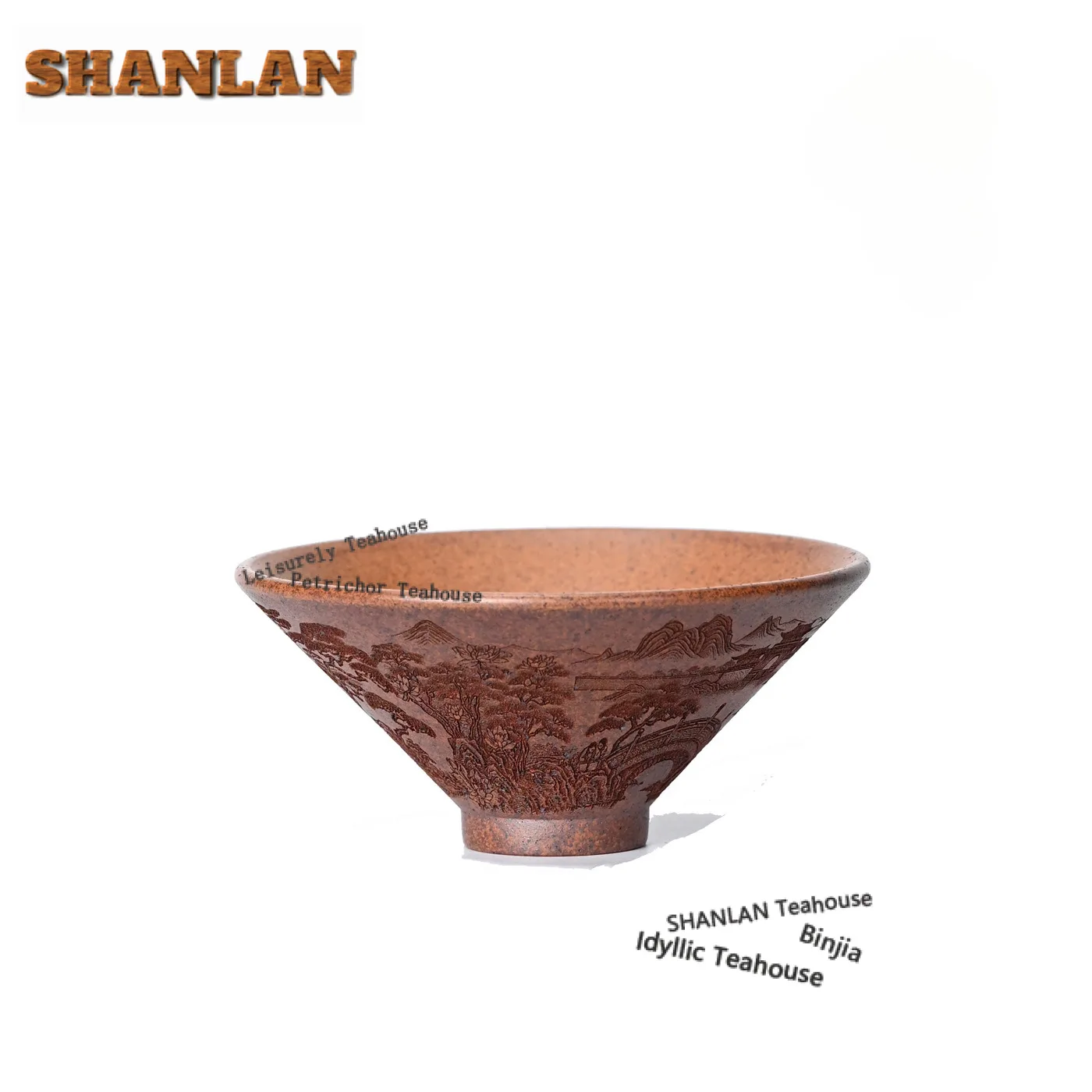 150ml Sky Star Mud Landscape Teacup Handmade Tea Bowl Mug Tea-tasting Personal Cup Jianzhan Master Cups Chinese Tea Set Craft