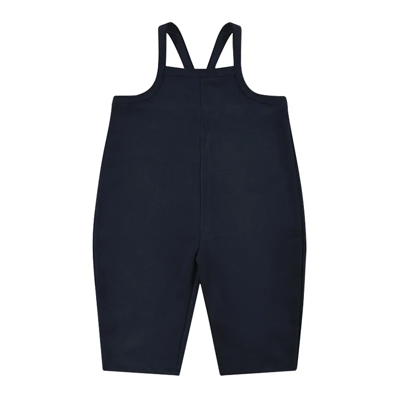 Pantalones de bebé para niños pequeños, monos españoles, modelos de primavera y otoño, tirantes de cintura alta, pantalones recortados, ropa de bebé