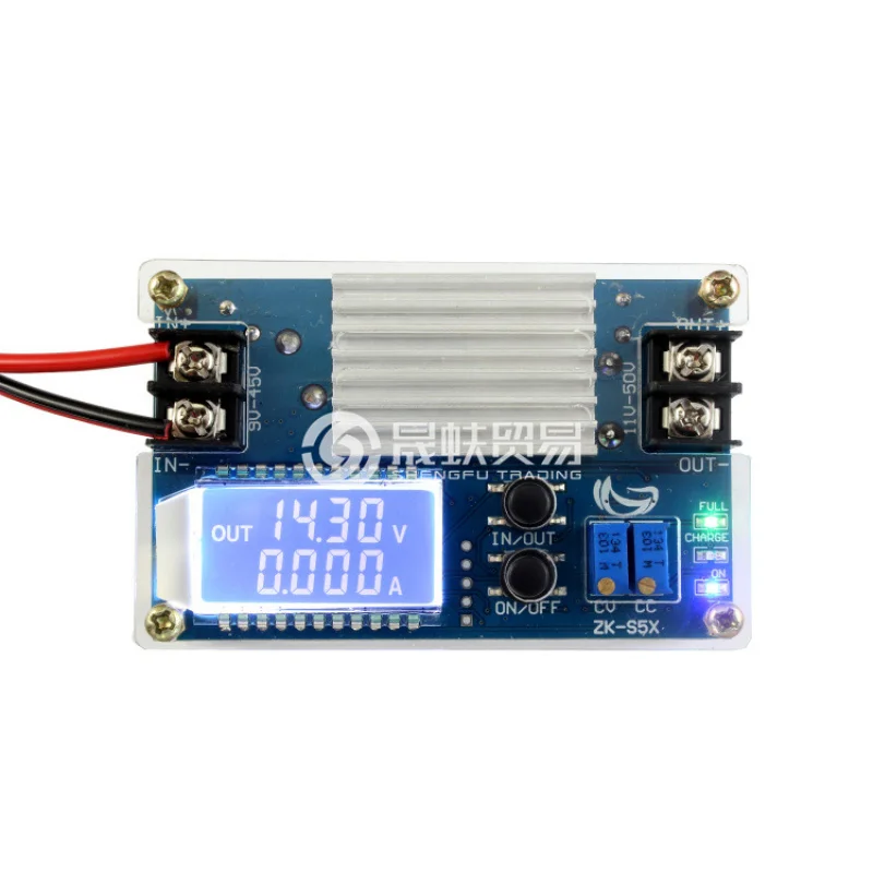 Dc-dcboost konstante spannung konstante strom versorgung Module10-50V 5aboost modul lade panel lcd mit shell