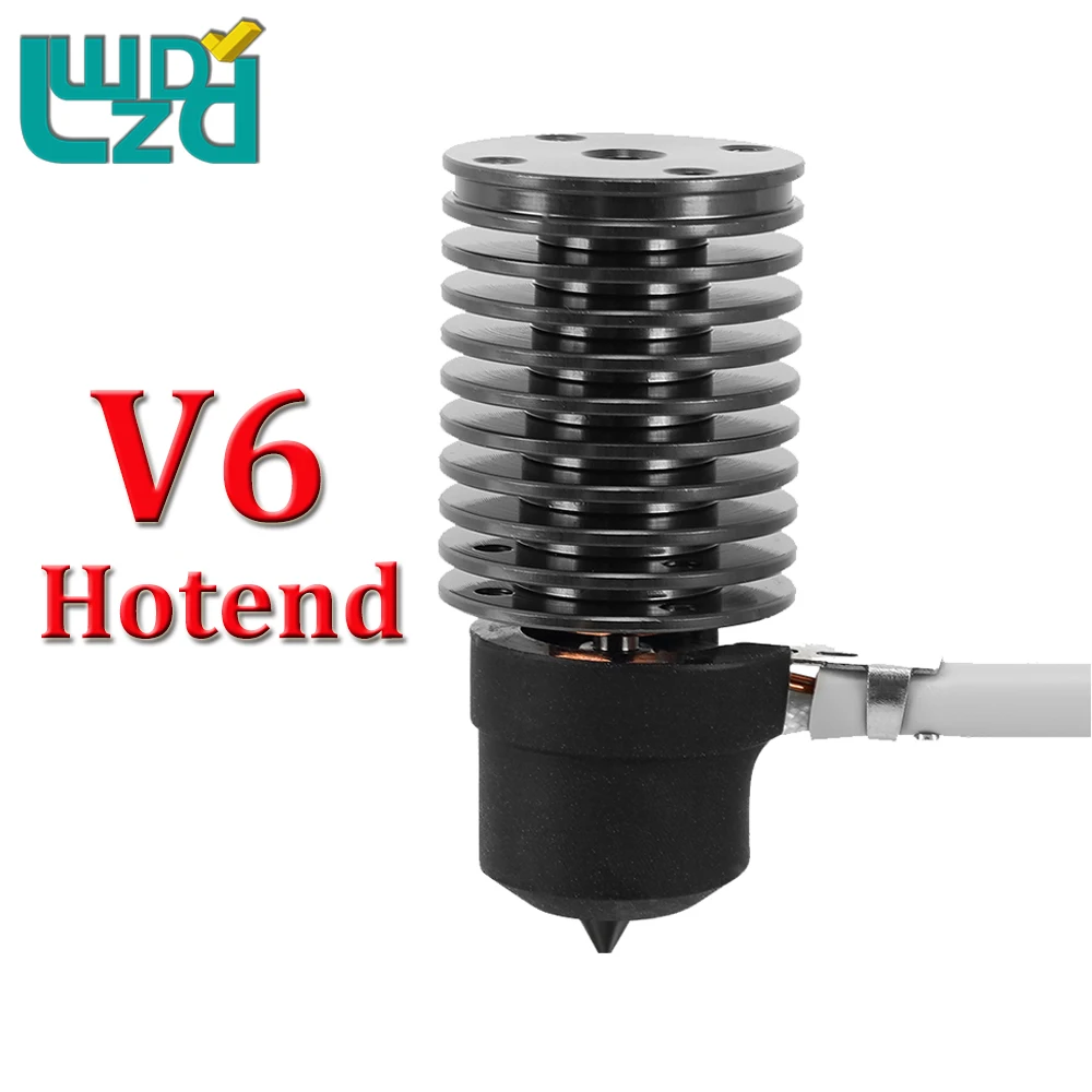 

Для Voron 0,1/0,2/2,4 Hot End E3D V6 Hotend V6 Биметаллическое горло Керамический нагревательный сердечник Печатающая головка Детали 3D-принтера