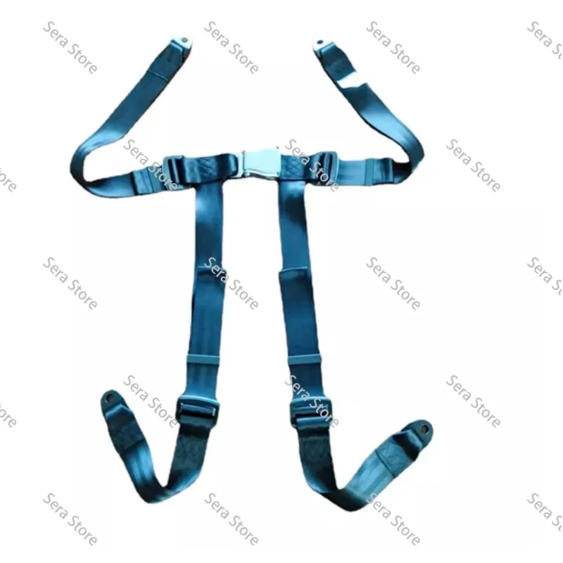 4-Point Racing Seat Belt - Adjustable Safety Harness for Adult Kids Go Kart Racing Car Amusement Equipment Modification