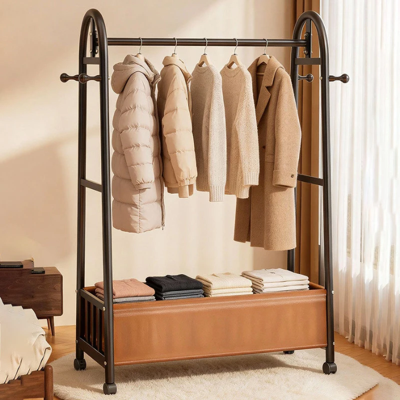 Perchero de pie de lujo para interior, perchero móvil para entrada, perchero multifunción para dormitorio, mueble para el hogar