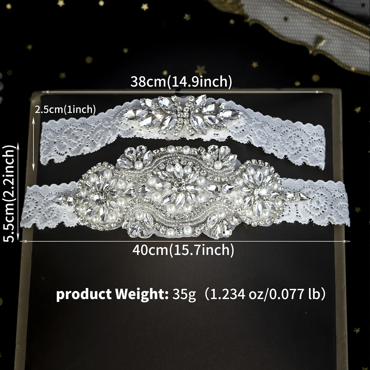 Sexy Lingerie Wedding Garter Belt Bride Party Cosplay Accessories Jewelry Bowknot Lace Elastic Leg Ring Bridal Leg Garter image 6