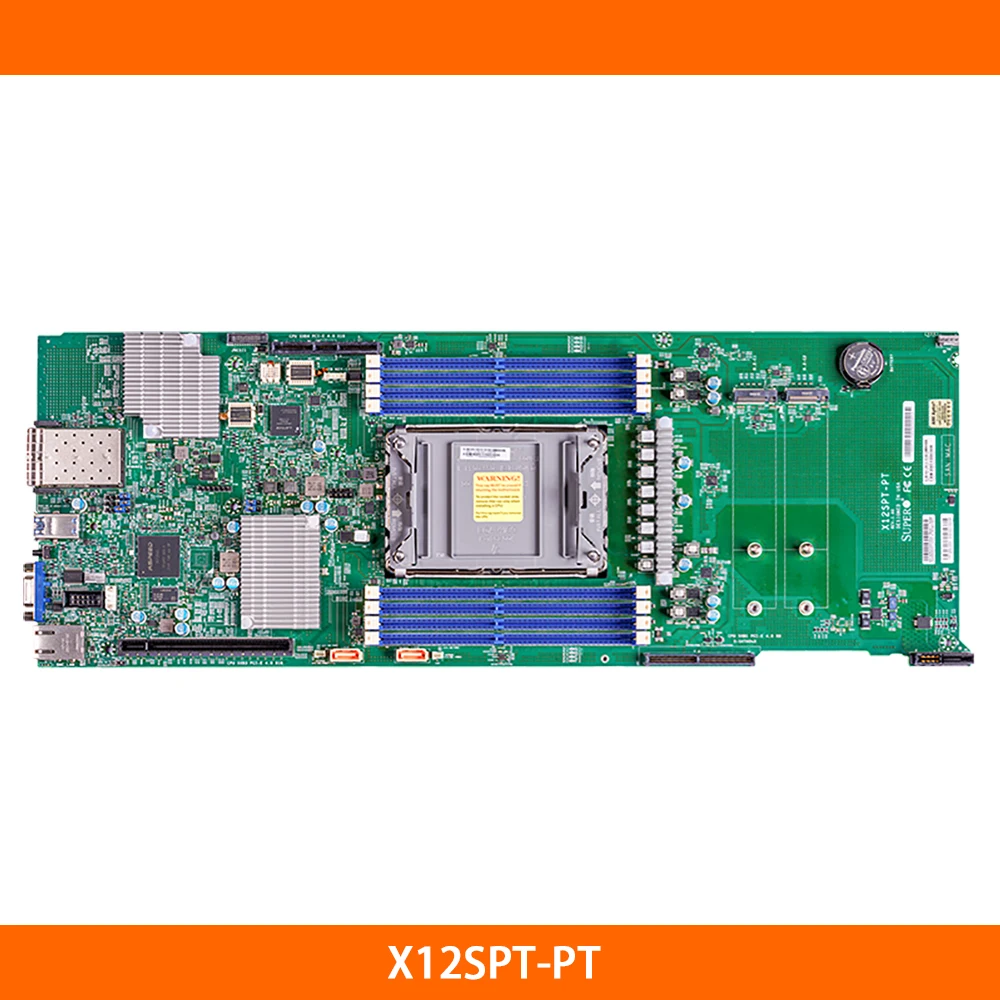 LGA-4189 2TB 3DS DDR4-3200MHz C621A For Supermicro 6XSATA 3 Server Motherboard X12SPT-PT