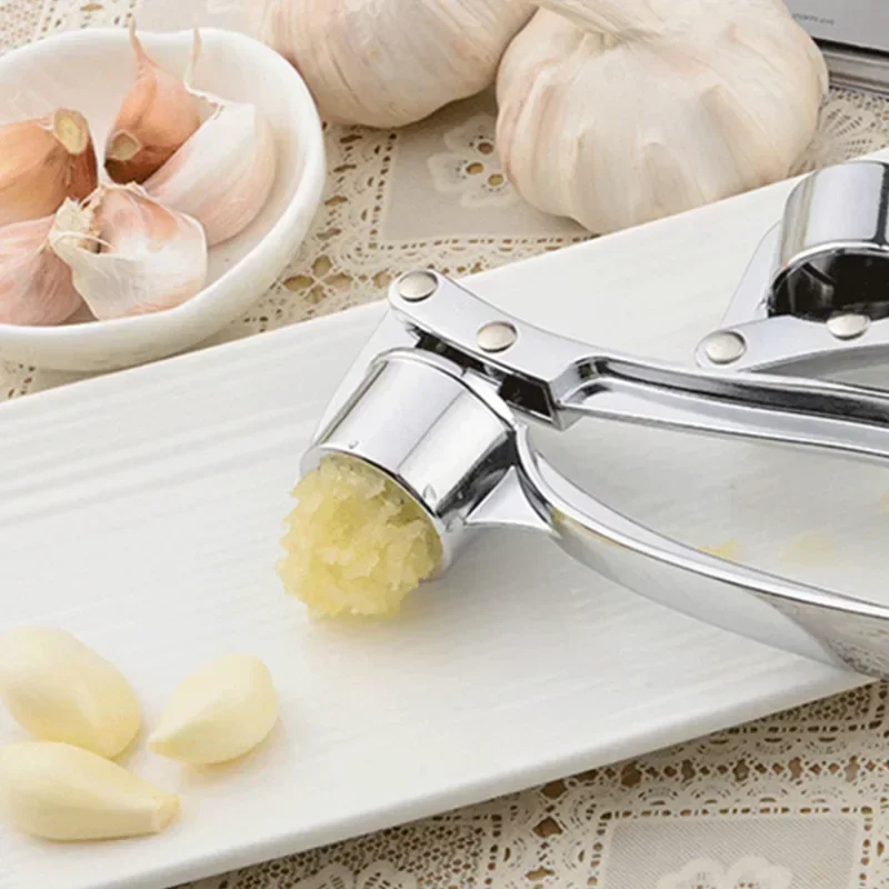 Home Garlic Press Crusher Kitchen Cooking Vegetables Ginger Squeezer Masher Handheld Ginger Mincer Tools Kitchen Accessories