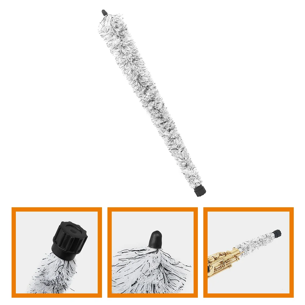 

Saxophone Cleaning Brush Cotton Durable Flexible Bristles Alto Sax Deep Interior Cleaning Saxophone Care Brush