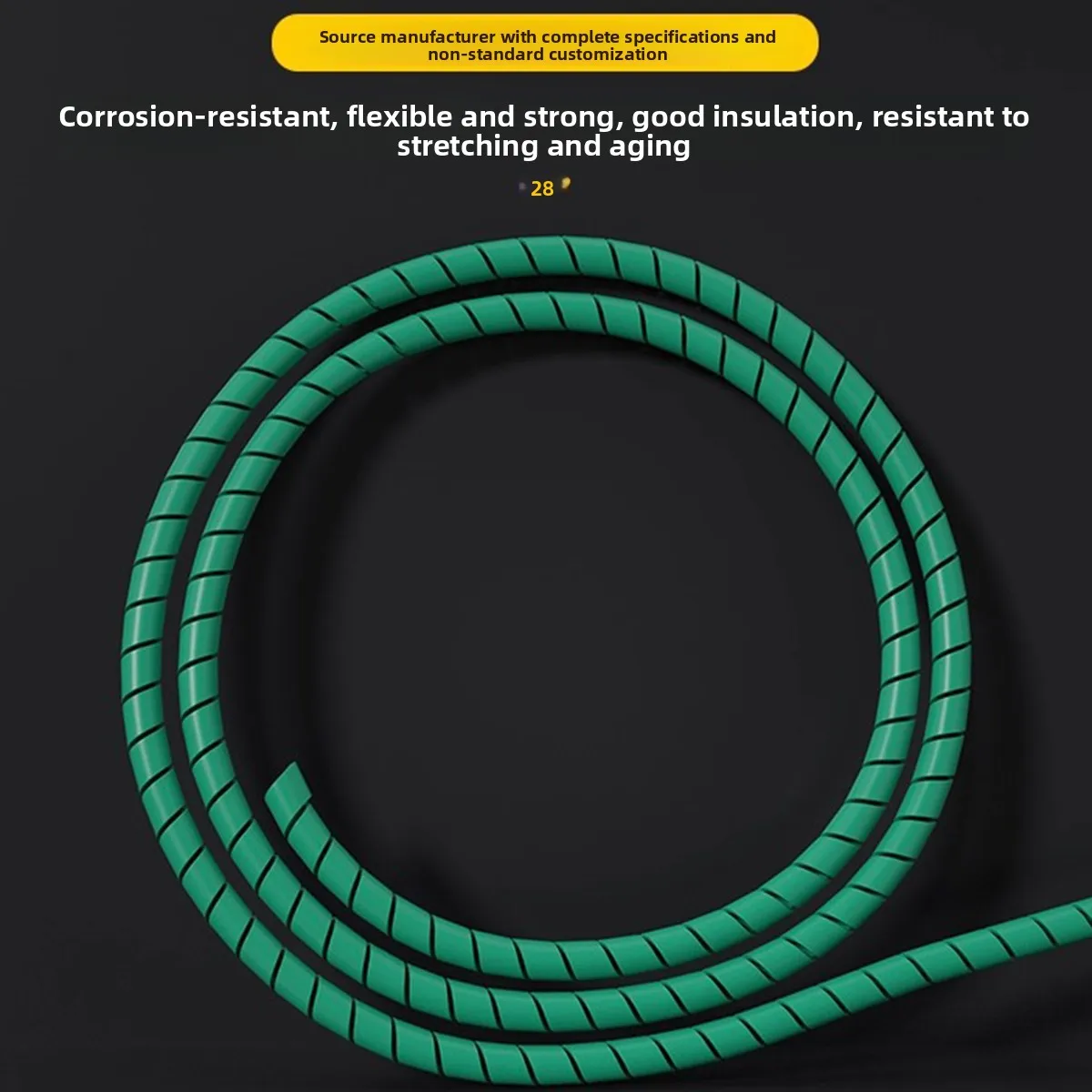 Guangluo Green Ptfe Winding Tube, Rotary Cutting Tube, High Temperature Resistant Tube, Protective Sleeve