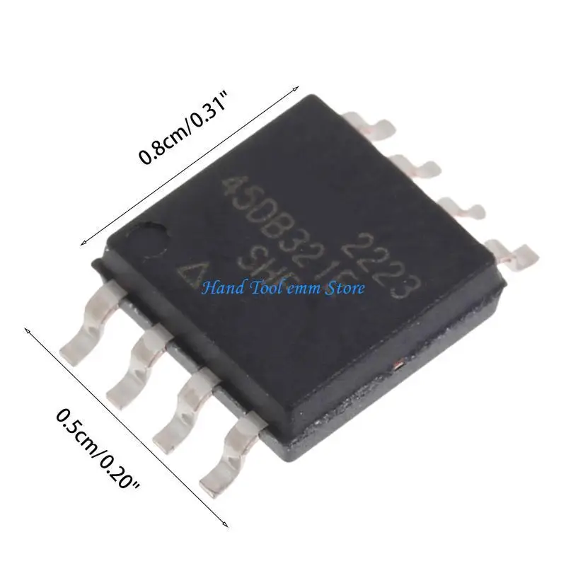H37F 2.3V-3.6V 32MB SOP8 AT45DB321E-SHF-T BYTESX8192 PAGES AT45DB321E SHF FO