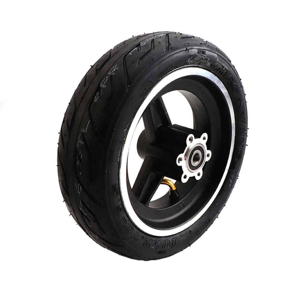 10X2.70-6.5 Wheel Hub with 10 Inch Tubeless Tire for FLJ SK1 Speedway 5 Dualtron 3 Electric Scooter Replacement Modified Parts