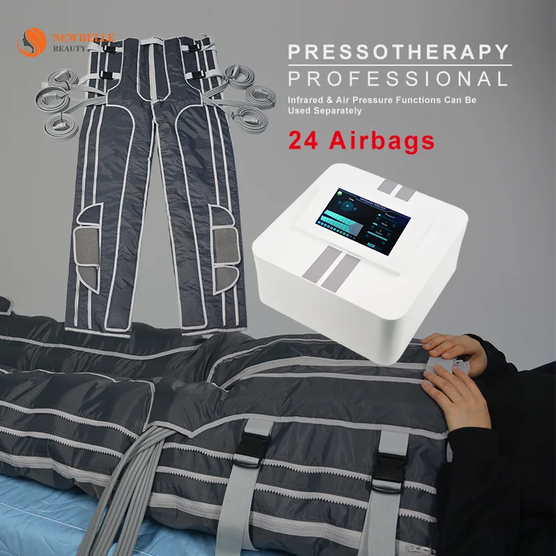 Popular Pressotherapy Jacket pants with 48 AirBags and Heating Lymphatic Drainage & Body Sculpting Machine